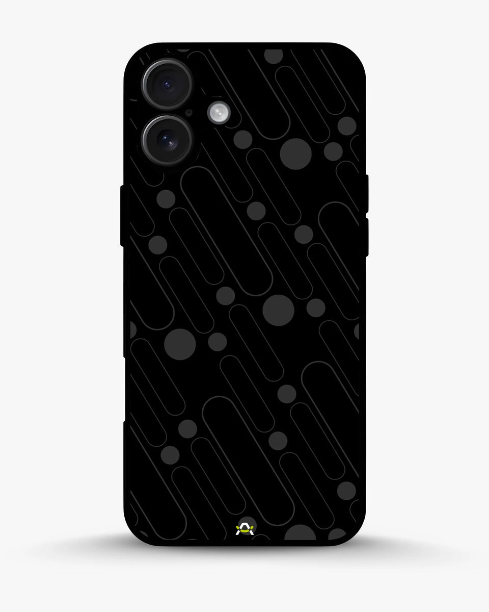 Creslia charcoal geometric lines case - charcoal geometric lines case iphone 16 plus