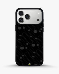 Charcoal Geometric Lines Phone Case - Glossy Aluminum Cover for iPhone, Samsung, Pixel, OnePlus & Vivo