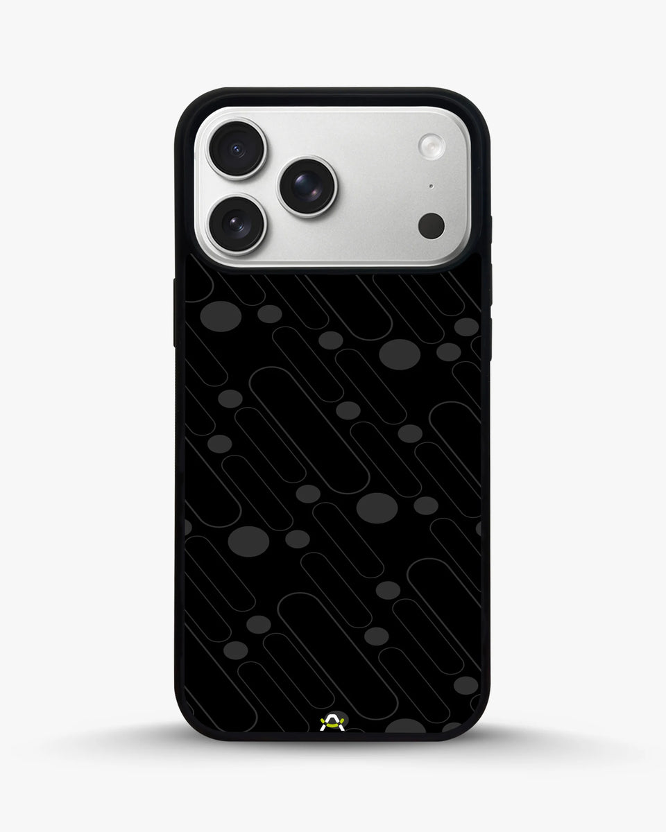 Creslia charcoal geometric lines case - charcoal geometric lines case iphone 17 pro
