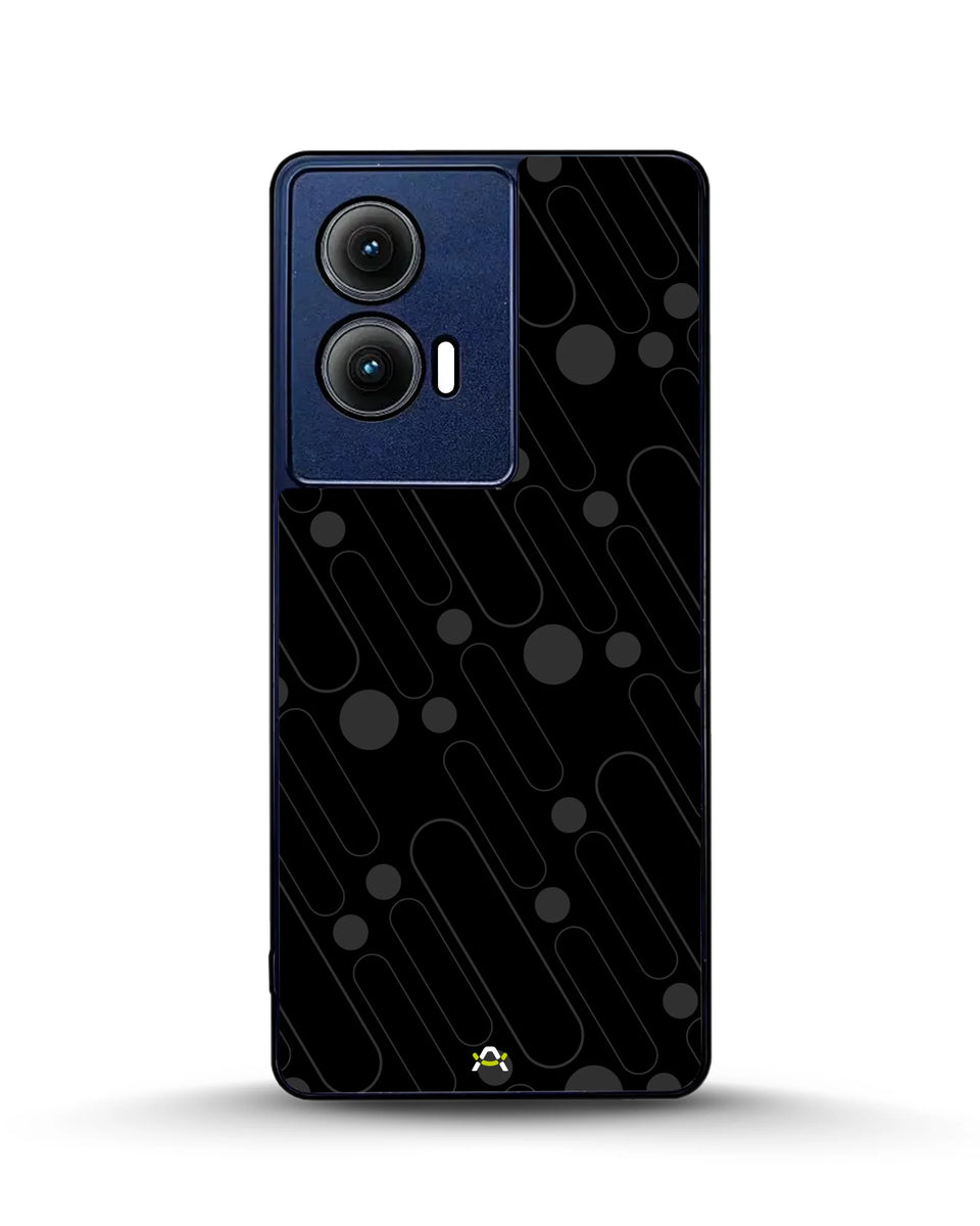 Creslia charcoal geometric lines case - charcoal geometric lines case motorola edge 2024