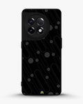 Creslia charcoal geometric lines case - charcoal geometric lines case oneplus 11r