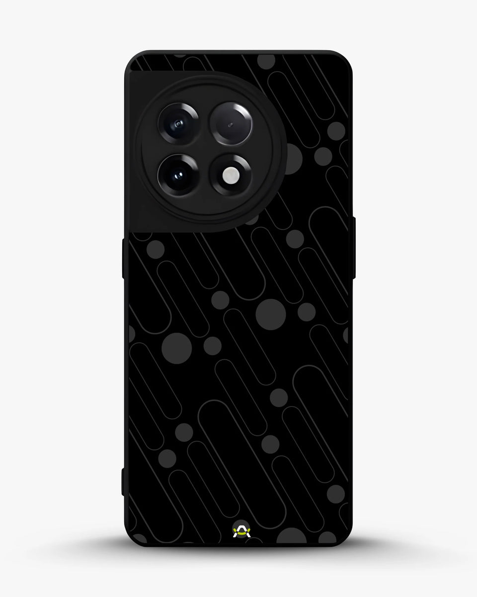 Creslia charcoal geometric lines case - charcoal geometric lines case oneplus 11r