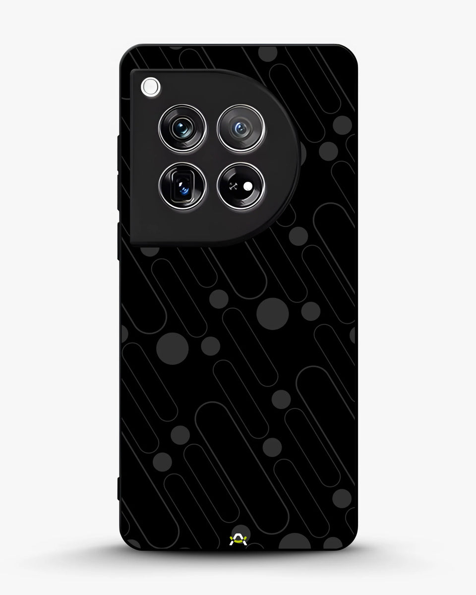 Creslia charcoal geometric lines case - charcoal geometric lines case oneplus 12r