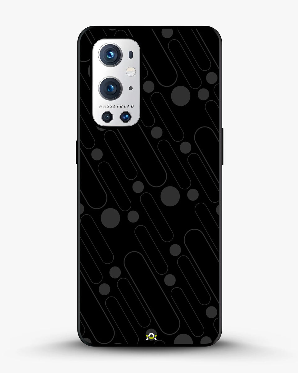 Creslia charcoal geometric lines case - charcoal geometric lines case oneplus 9 pro