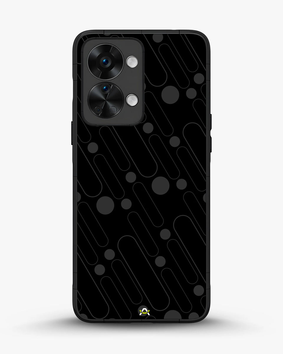 Creslia charcoal geometric lines case - charcoal geometric lines case oneplus nord 2t