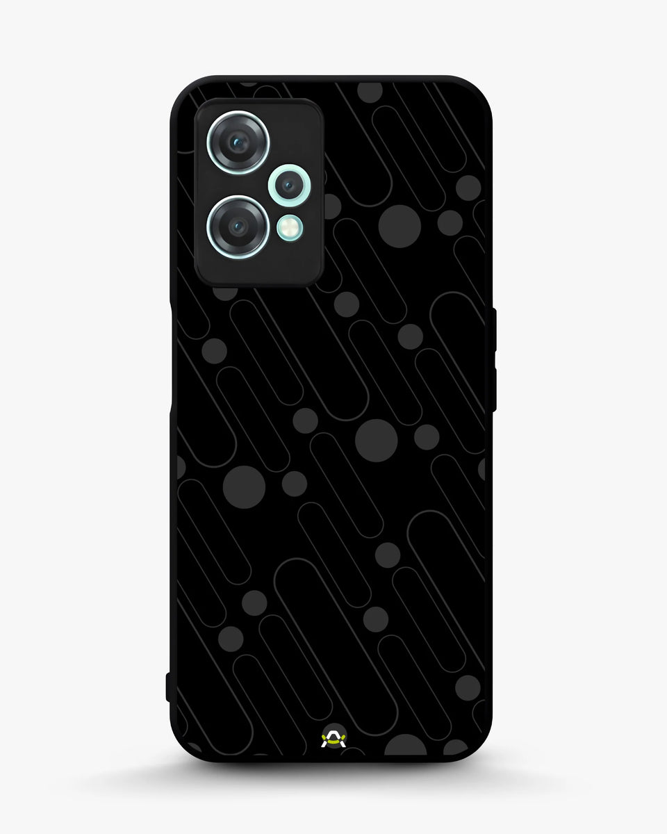 Creslia charcoal geometric lines case - charcoal geometric lines case oneplus nord ce2 lite