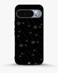 Charcoal Geometric Lines phone case on Google Pixel 10 Pro Xl - abstract pattern designer cover by Creslia
