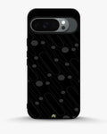 Charcoal Geometric Lines phone case on Google Pixel 10 Pro - abstract pattern designer cover by Creslia