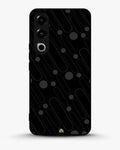Charcoal Geometric Lines phone case on OnePlus Nord Ce4 - abstract pattern designer cover by Creslia