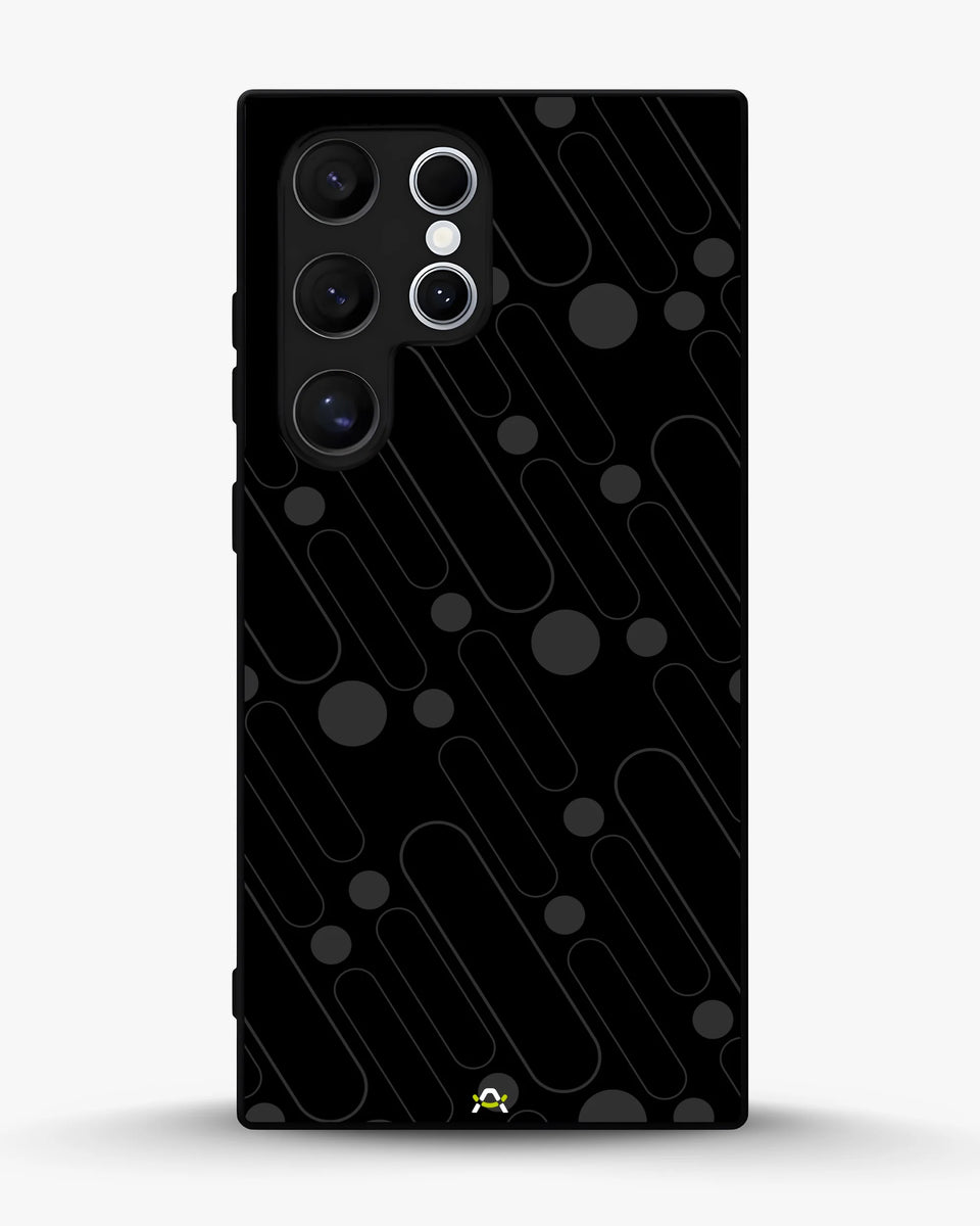 Creslia charcoal geometric lines case - charcoal geometric lines case samsung galaxy s22 ultra