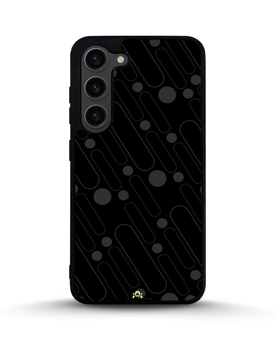 Creslia charcoal geometric lines case - charcoal geometric lines case samsung galaxy s23