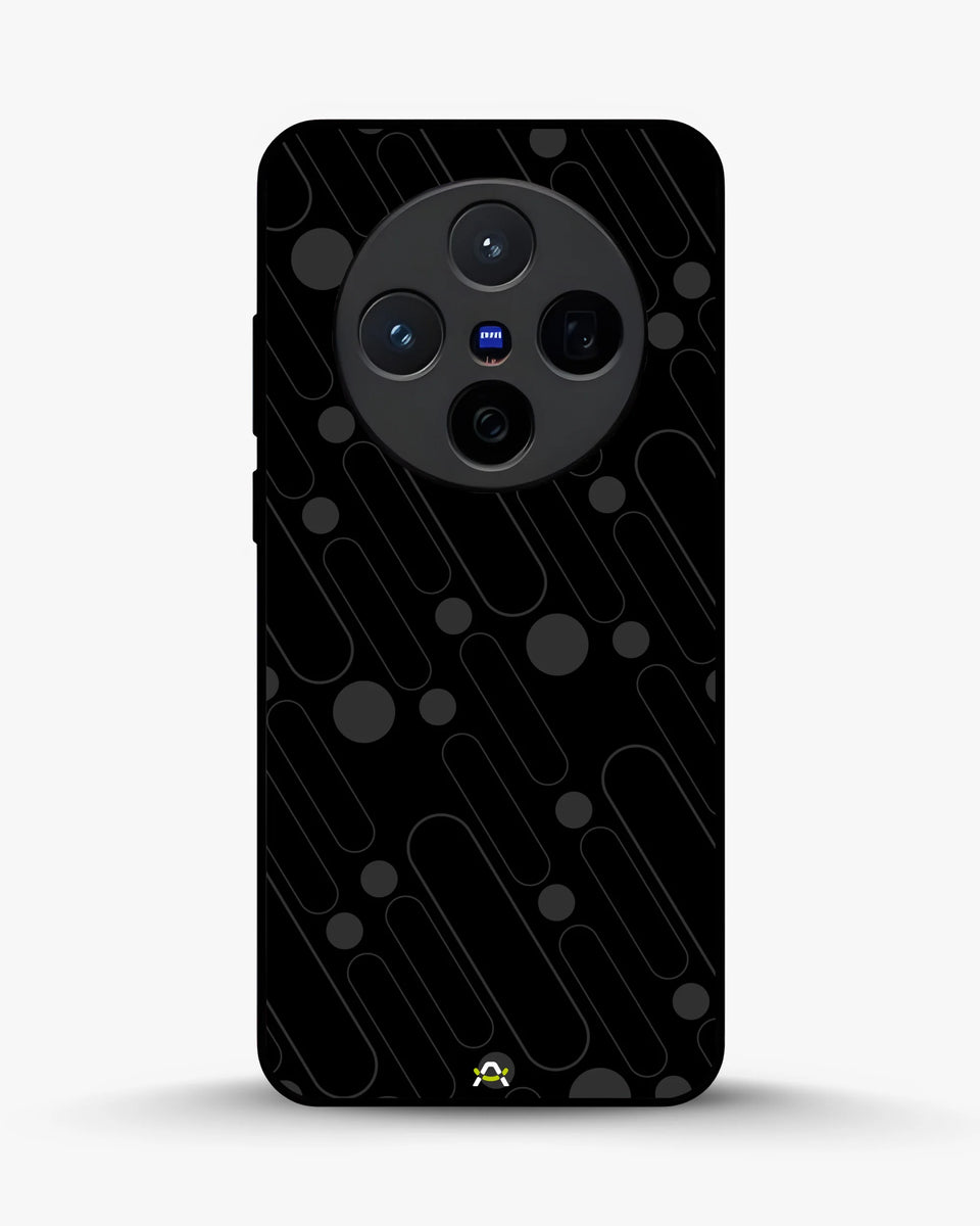 Creslia charcoal geometric lines case - charcoal geometric lines case vivo x200