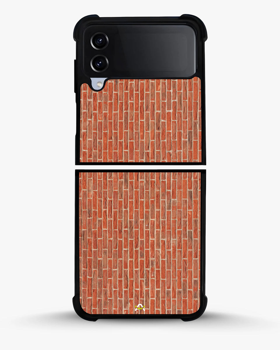 Creslia classic red brick phone case - classic red brick phone case samsung galaxy z flip 4