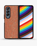 Creslia classic red brick phone case - classic red brick phone case samsung galaxy z fold 4