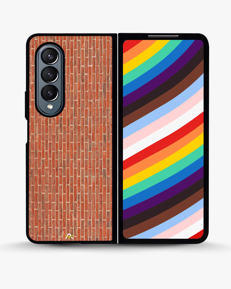 Creslia classic red brick phone case - classic red brick phone case samsung galaxy z fold 4