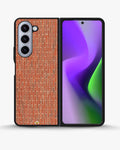 Creslia classic red brick phone case - classic red brick phone case samsung galaxy z fold 5