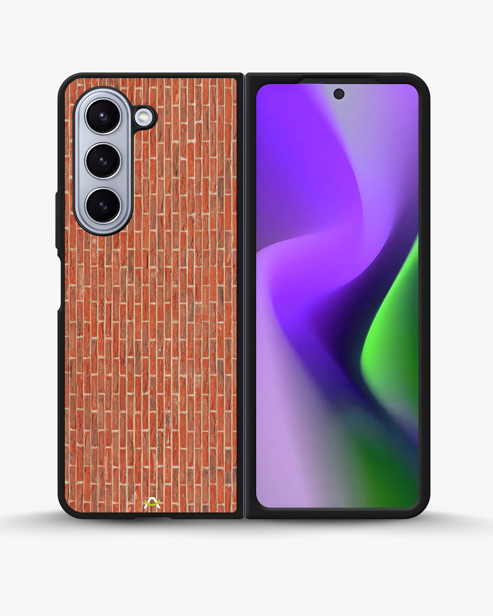 Creslia classic red brick phone case - classic red brick phone case samsung galaxy z fold 5