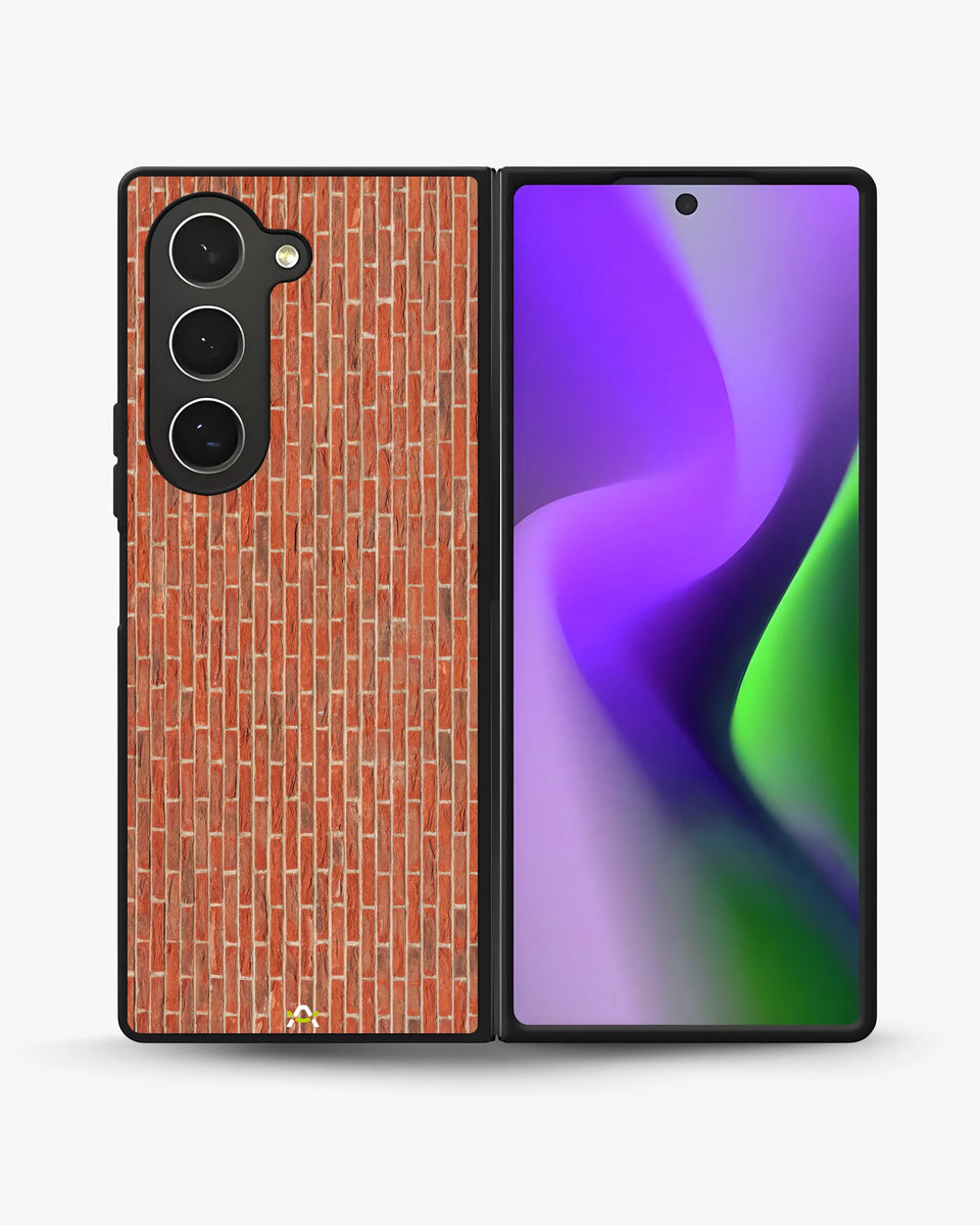 Creslia classic red brick phone case - classic red brick phone case samsung galaxy z fold 6