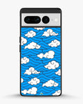 Creslia cloud pattern phone case - cloud pattern phone case google pixel 7 pro