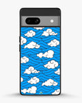 Creslia cloud pattern phone case - cloud pattern phone case google pixel 7a