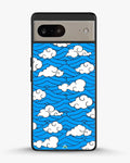 Creslia cloud pattern phone case - cloud pattern phone case google pixel 8a