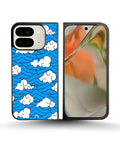 Creslia cloud pattern phone case - cloud pattern phone case google pixel 9 pro fold