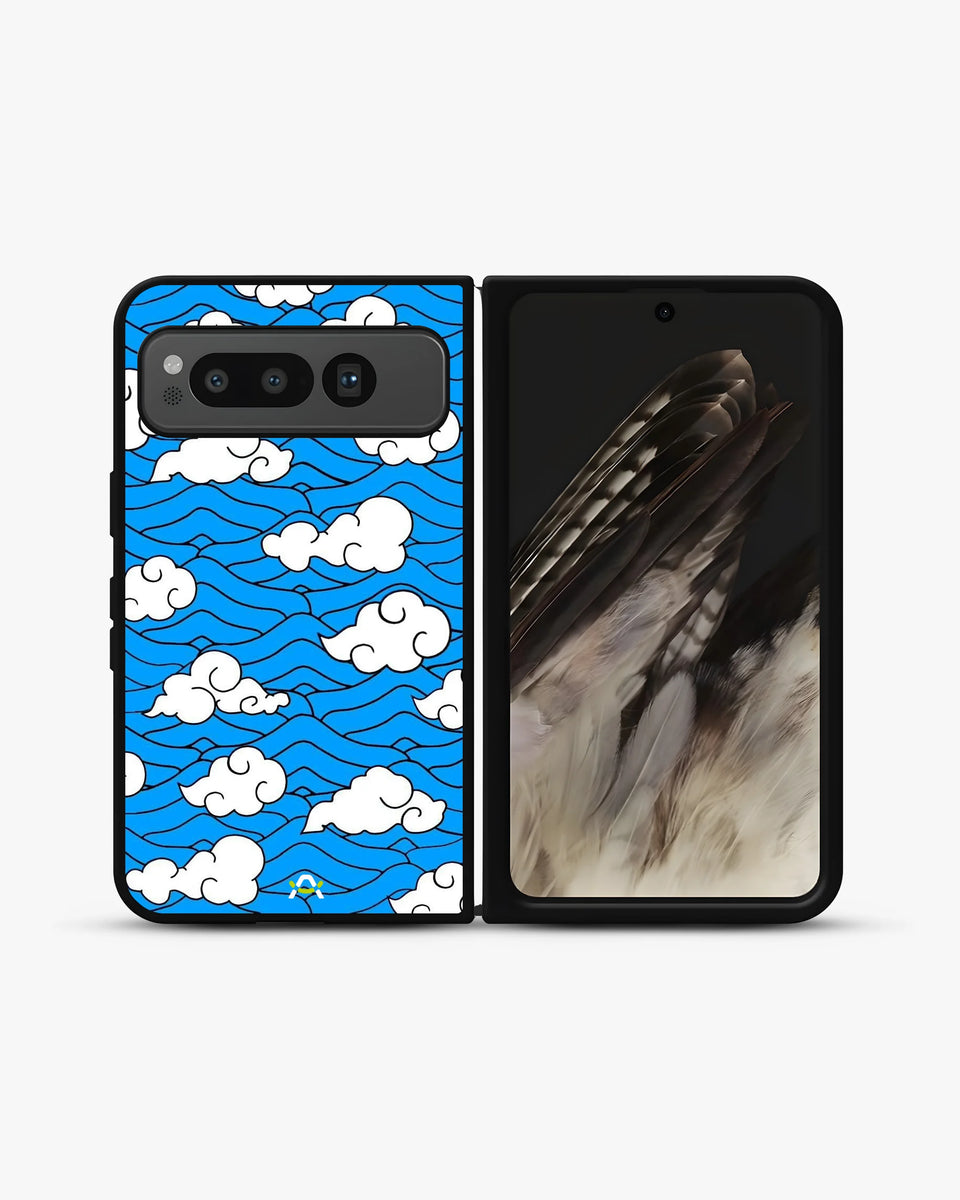 Creslia cloud pattern phone case - cloud pattern phone case google pixel fold