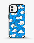 Creslia cloud pattern phone case - cloud pattern phone case iphone 12