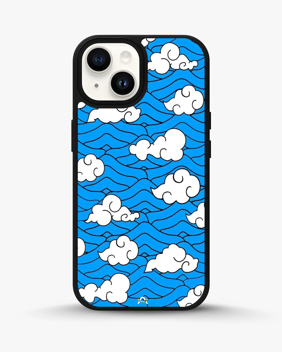 Creslia cloud pattern phone case - cloud pattern phone case iphone 15 plus