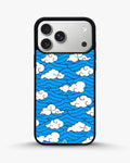 Creslia cloud pattern phone case - cloud pattern phone case iphone 17 pro