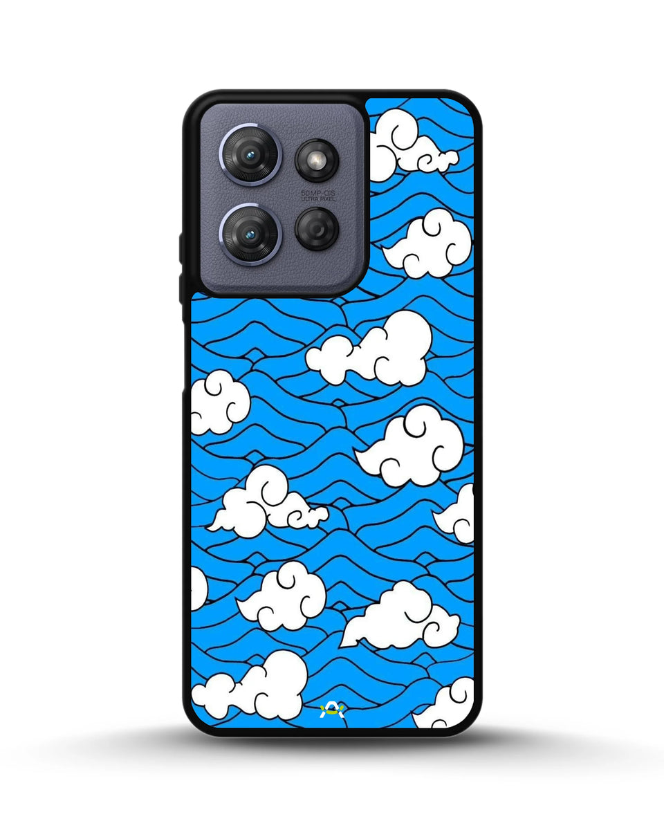 Creslia cloud pattern phone case - cloud pattern phone case moto g 2025