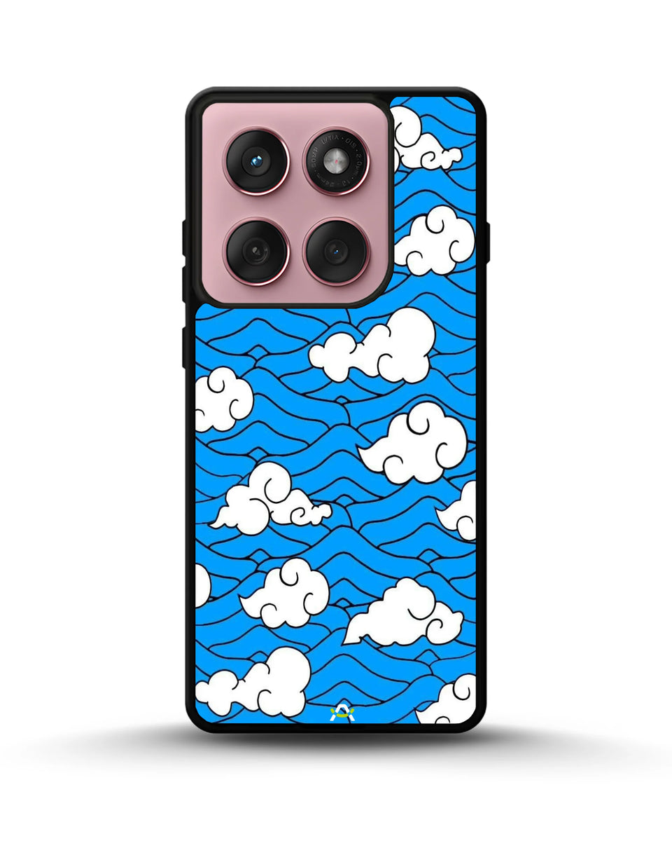 Creslia cloud pattern phone case - cloud pattern phone case motorola edge 2025