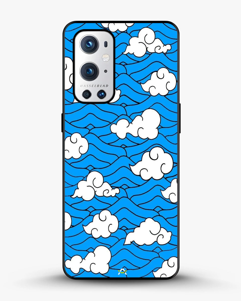 Creslia cloud pattern phone case - cloud pattern phone case oneplus 9 pro