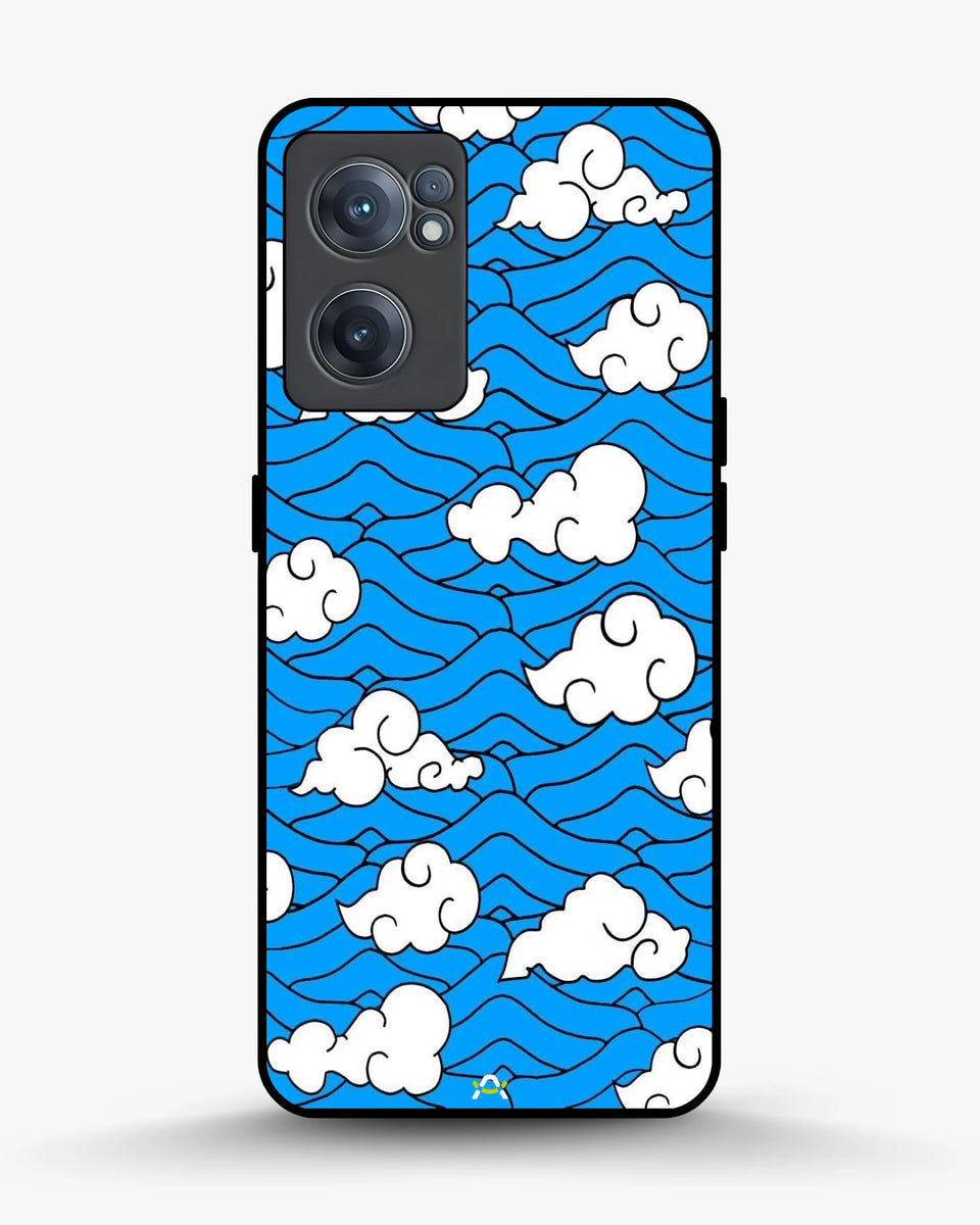 Creslia cloud pattern phone case - cloud pattern phone case oneplus nord ce2