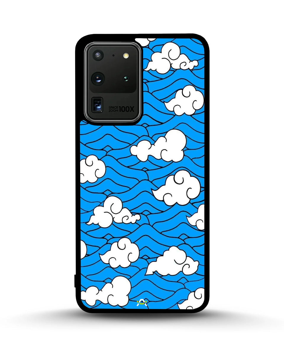 Creslia cloud pattern phone case - cloud pattern phone case samsung galaxy s20 ultra