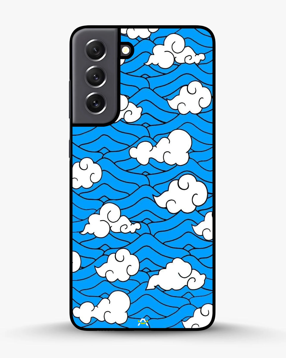 Creslia cloud pattern phone case - cloud pattern phone case samsung galaxy s21 fe