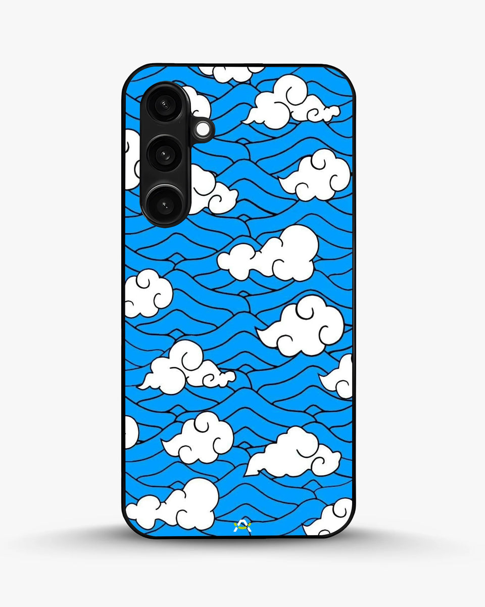 Creslia cloud pattern phone case - cloud pattern phone case samsung galaxy s23 fe