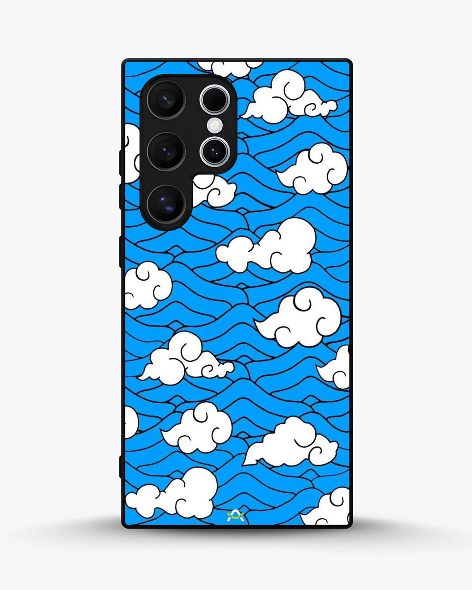 Creslia cloud pattern phone case - cloud pattern phone case samsung galaxy s23 ultra
