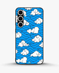 Creslia cloud pattern phone case - cloud pattern phone case samsung galaxy s25 plus