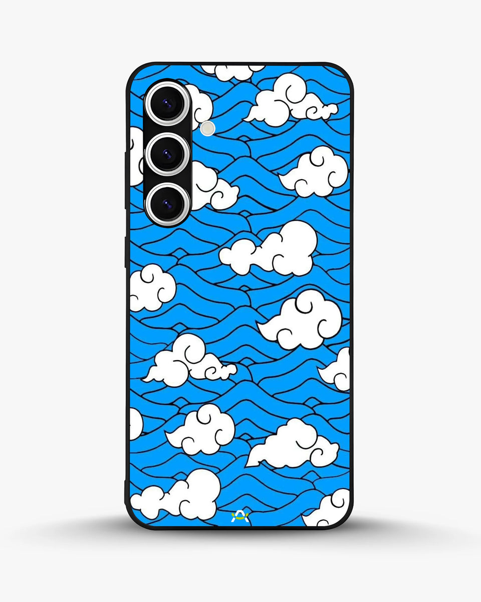 Creslia cloud pattern phone case - cloud pattern phone case samsung galaxy s25 plus