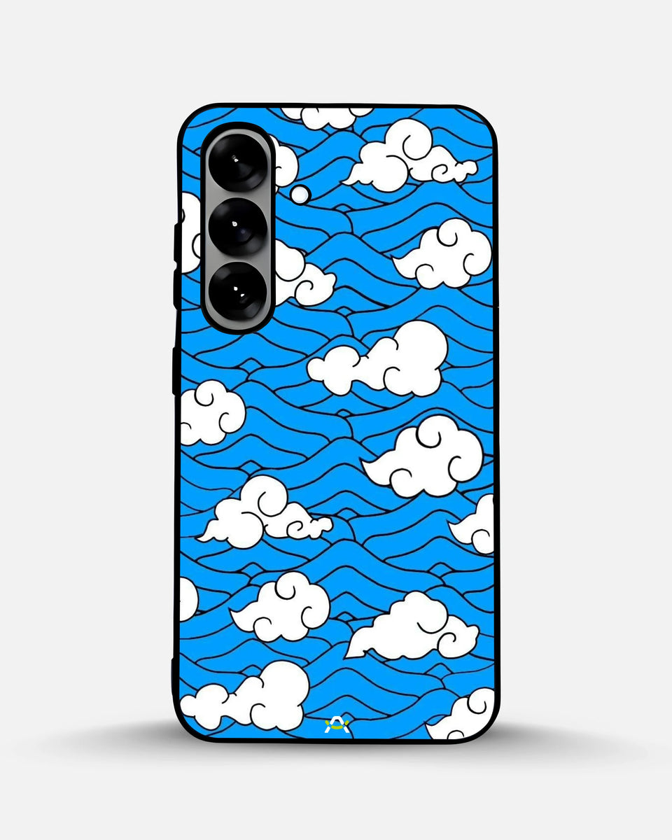 Creslia cloud pattern phone case - cloud pattern phone case samsung galaxy s25
