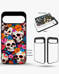 Creslia color skull floral phone case general construction specs - color skull floral phone case google pixel general specs 1