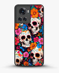 Creslia color skull floral phone case - color skull floral phone case oneplus 10r