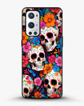 Creslia color skull floral phone case - color skull floral phone case oneplus 9 pro