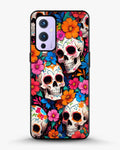 Creslia color skull floral phone case - color skull floral phone case oneplus 9
