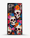 Creslia color skull floral phone case - color skull floral phone case samsung galaxy note 20 ultra