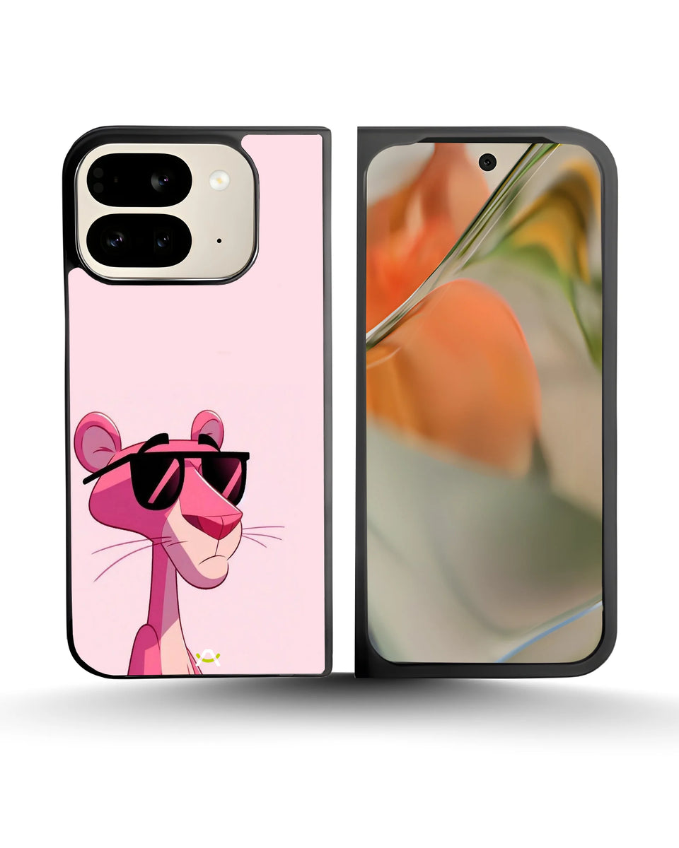 Creslia cool cartoon cat shades phone case - cool cartoon cat shades phone case google pixel 9 pro fold