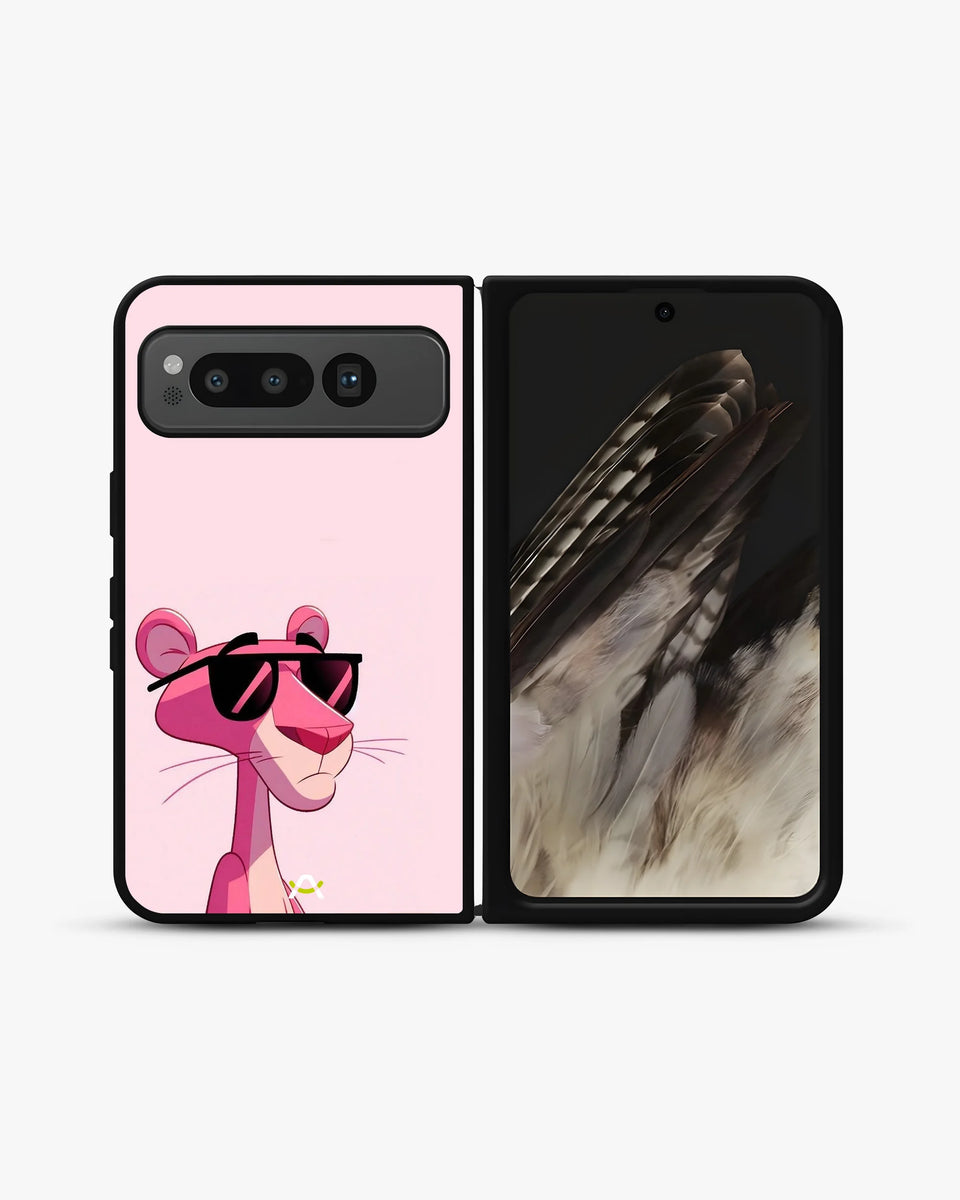 Creslia cool cartoon cat shades phone case - cool cartoon cat shades phone case google pixel fold