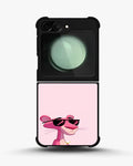 Creslia cool cartoon cat shades phone case - cool cartoon cat shades phone case samsung galaxy z flip 5