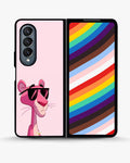 Creslia cool cartoon cat shades phone case - cool cartoon cat shades phone case samsung galaxy z fold 4